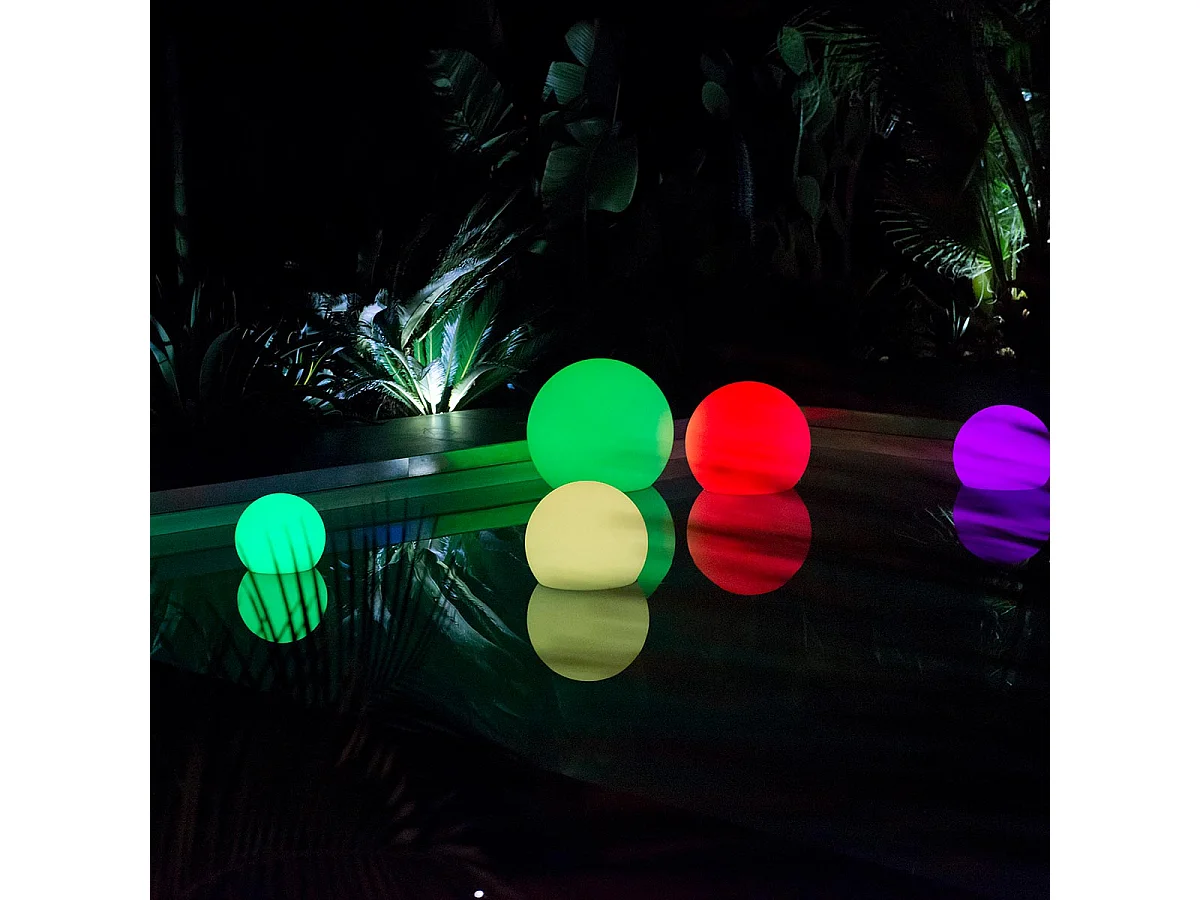 Boule lumineuse sans fil flottante BOBBY ∅60cm