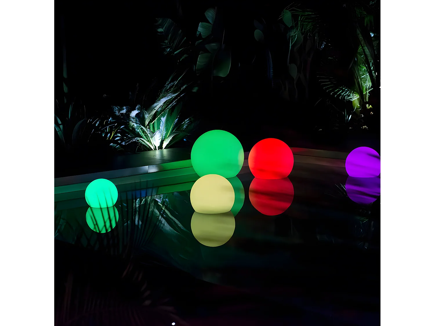 Bola de luz flutuante sem fios LED D60CM BOBBY