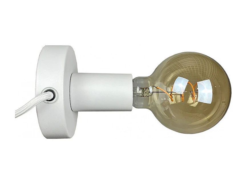 Applique murale / Lampe à poser en métal blanc - CARGO 1480