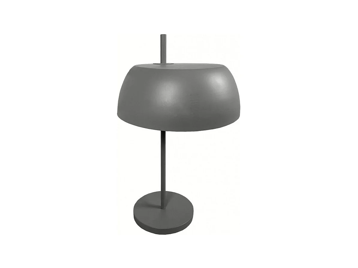Lampe de bureau avec abat-jour en métal gris H54 cm - POLY 5621