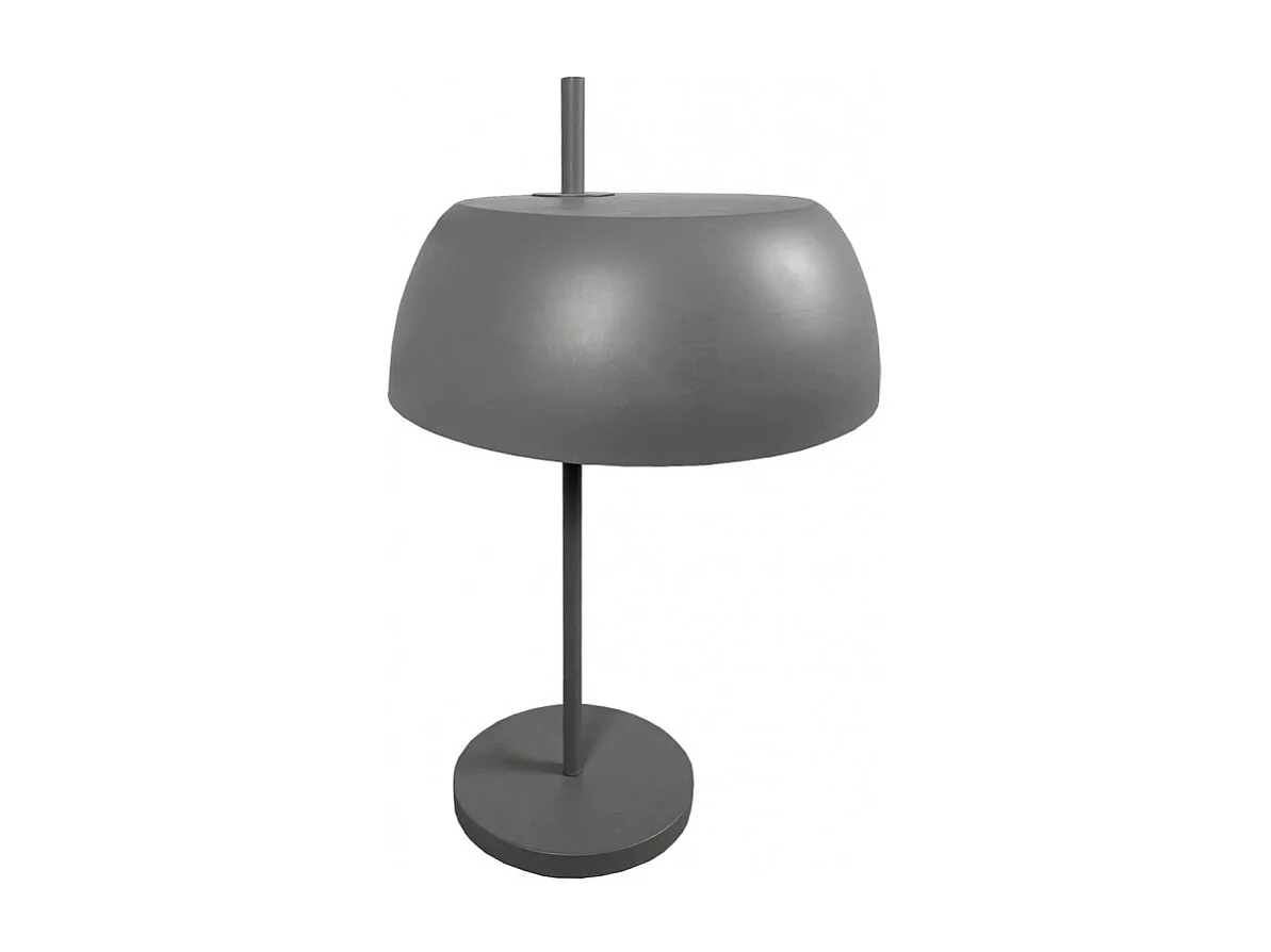 Lampe de bureau avec abat-jour en métal gris H54 cm - POLY 5621