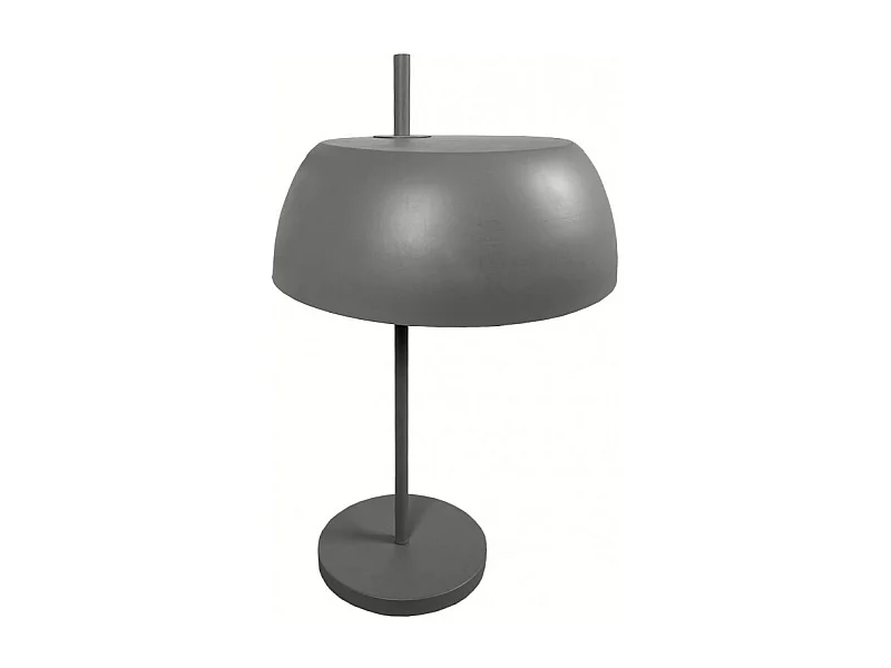 Lampe de bureau avec abat-jour en métal gris H54 cm - POLY 5621