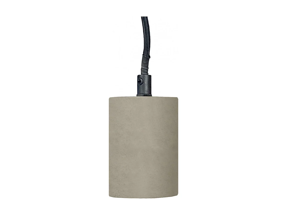 Suspension lumineuse ajustable en béton gris - CALO 5188