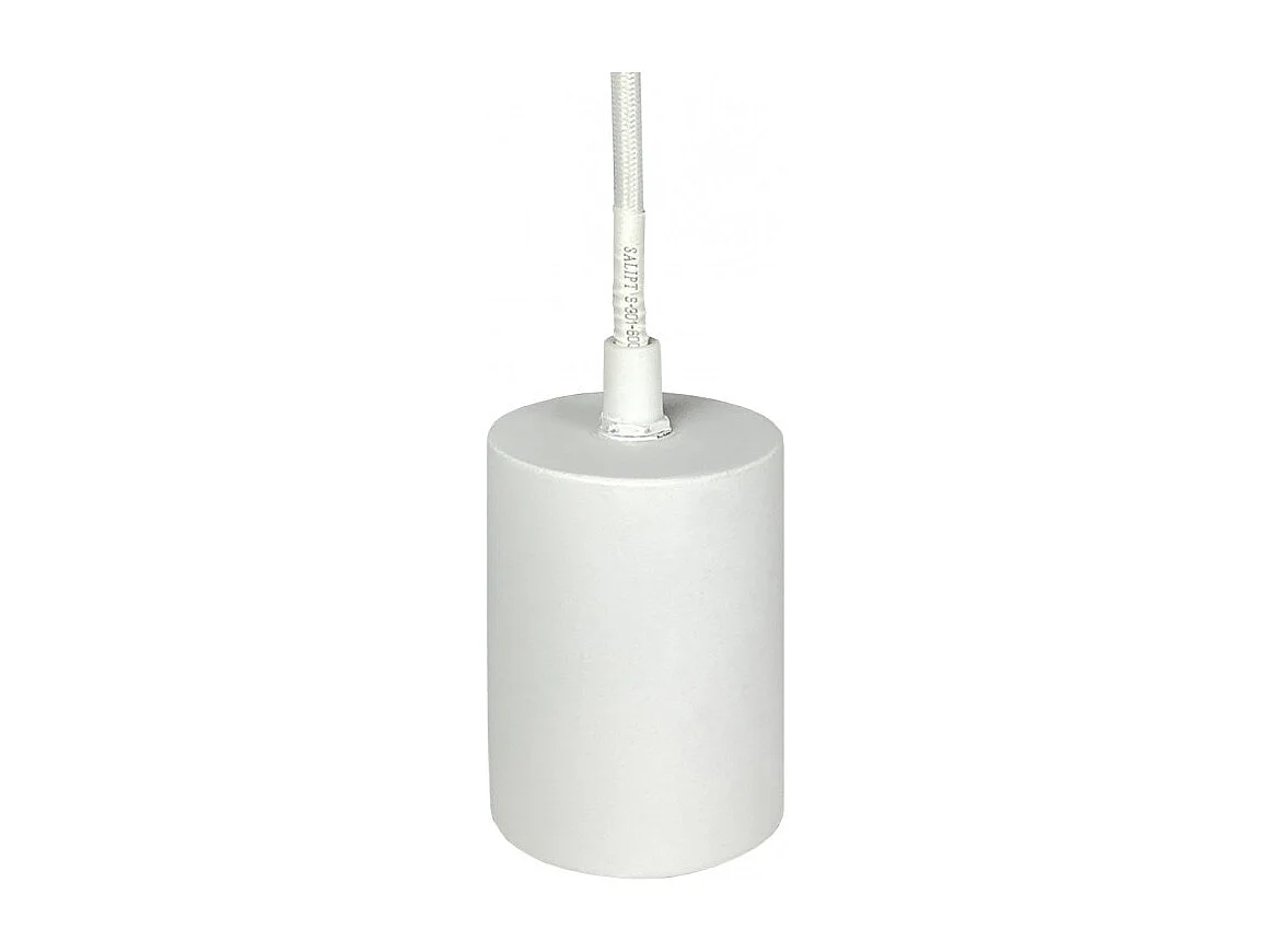 Suspension lumineuse ajustable en béton blanc - CALO 5225