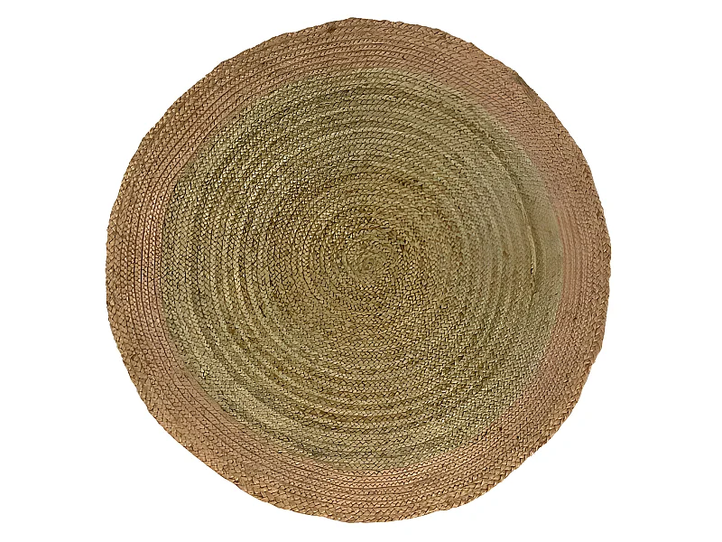 Tapis rond en jute naturelle beige D120 cm - LINE 3184