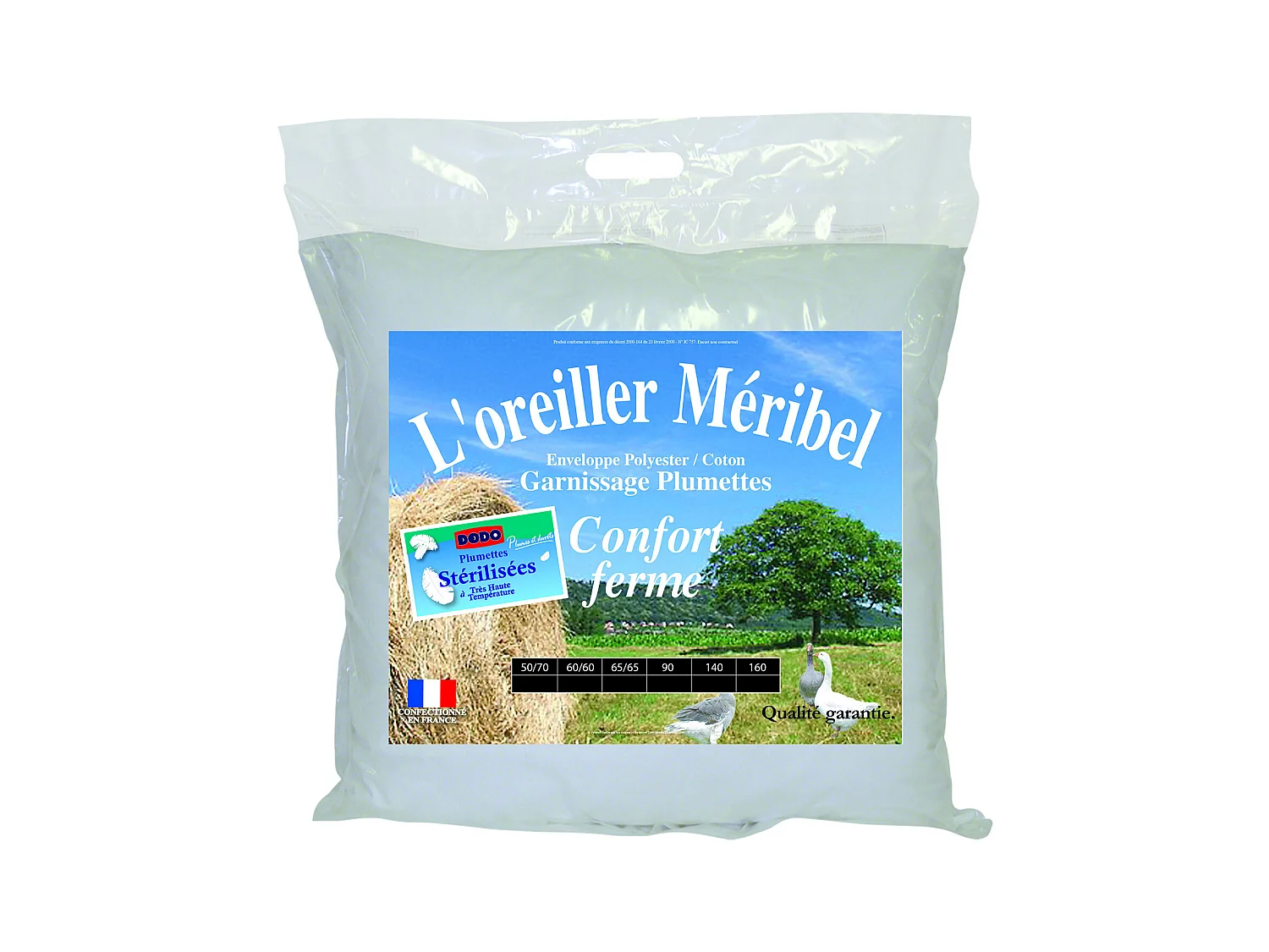 DODO naturell fast dunpute - 60 x 60 cm - MERIBEL