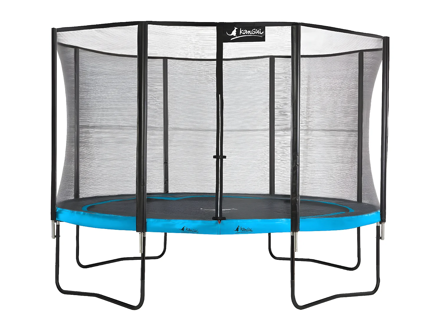 Kangui - Trampoline de jardin 365 cm + filet de sécurité | PUNCHI Bleu 360