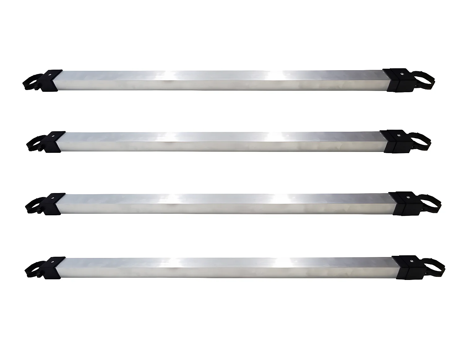 Lot de 4 barres réglables pour robot tondeuse pour trampolines