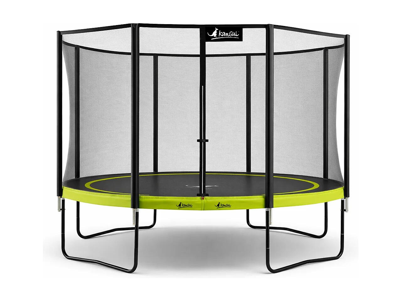 Kangui - Trampoline de jardin 365 cm + filet de sécurité | PUNCHI Vert 360