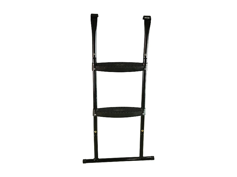 Kangui - Trampoline de jardin 365 cm + filet de sécurité + échelle  JUMPI Taupe/Vert 360. Trampoline certifié par le CRITT sport & loisirs