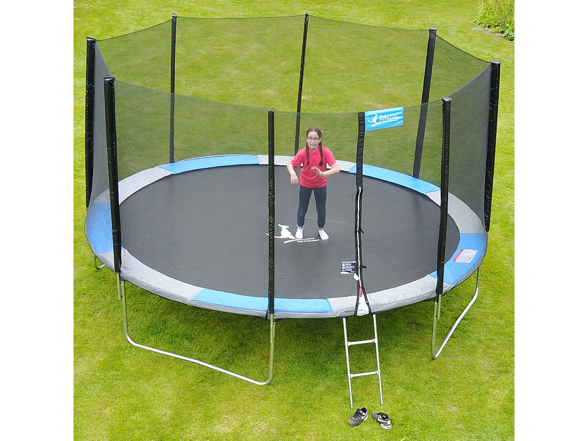 Kangui - Trampoline rond Ø300cm avec filet de sécurité - RALLI 300