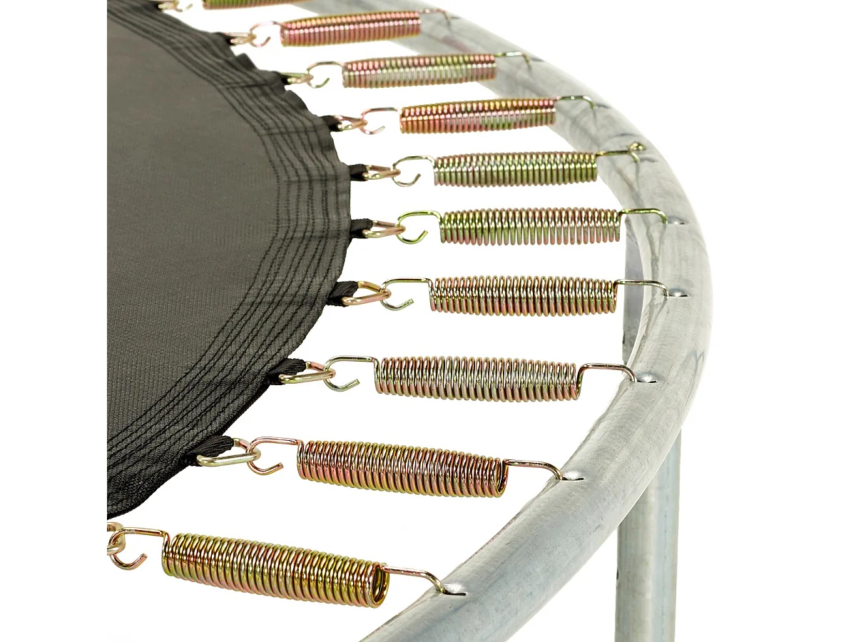 Kangui - Trampoline rond Ø250cm avec filet, échelle, bâche et kit d'ancrage - RALLI 250