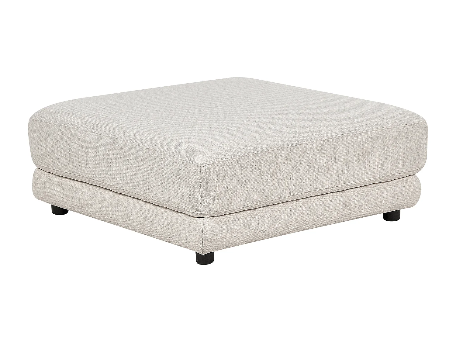 Sofá SIGTUNA Tecido Branco creme com repousa-pés 3 lugares