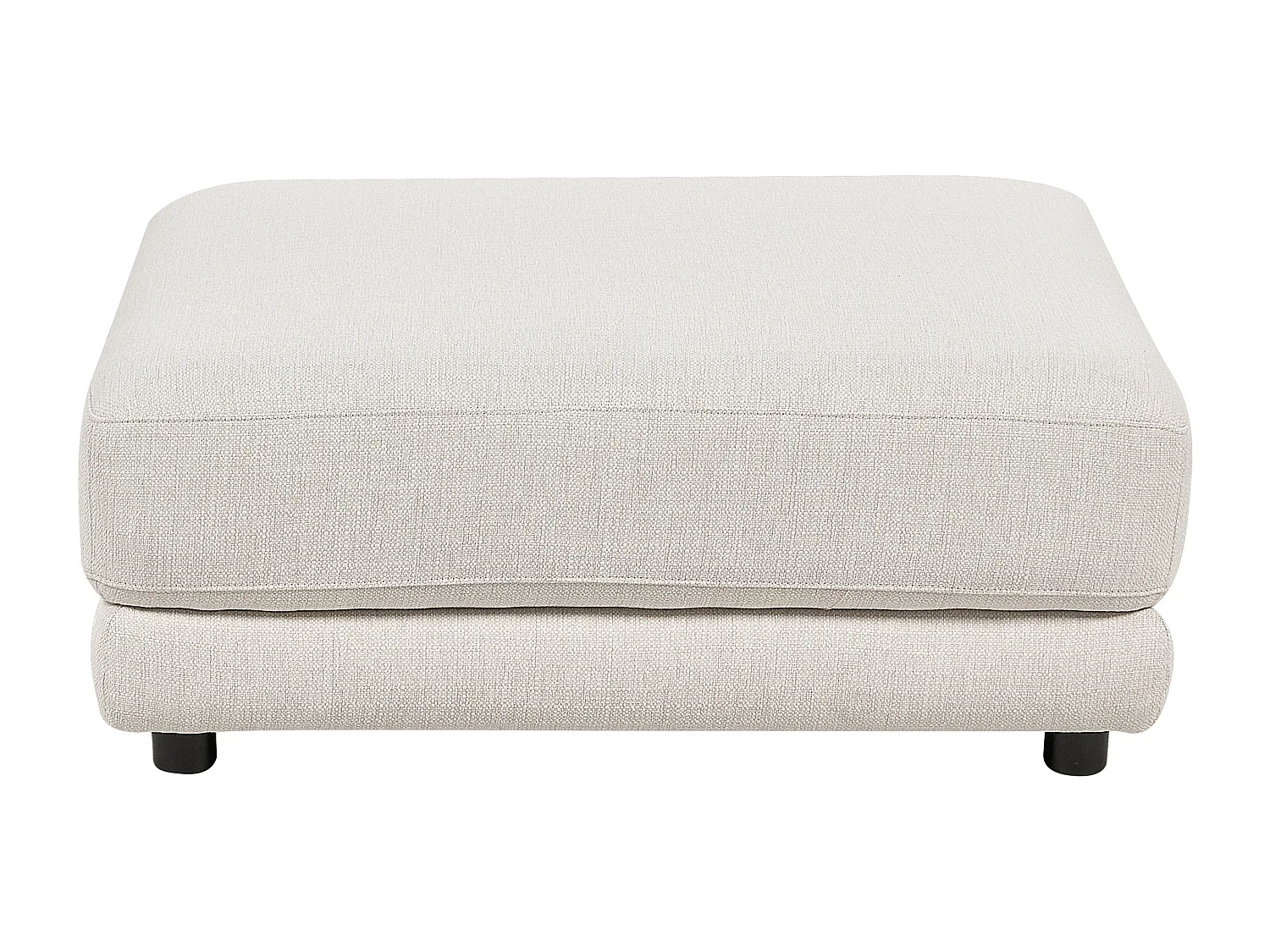 Sofá SIGTUNA Tecido Branco creme com repousa-pés 3 lugares