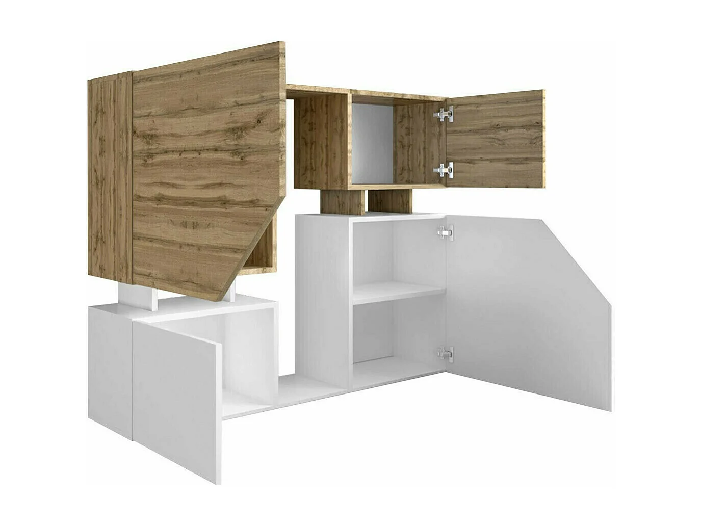 Armário Comfivo AC101, O número de portas: 4, 100x120x35cm