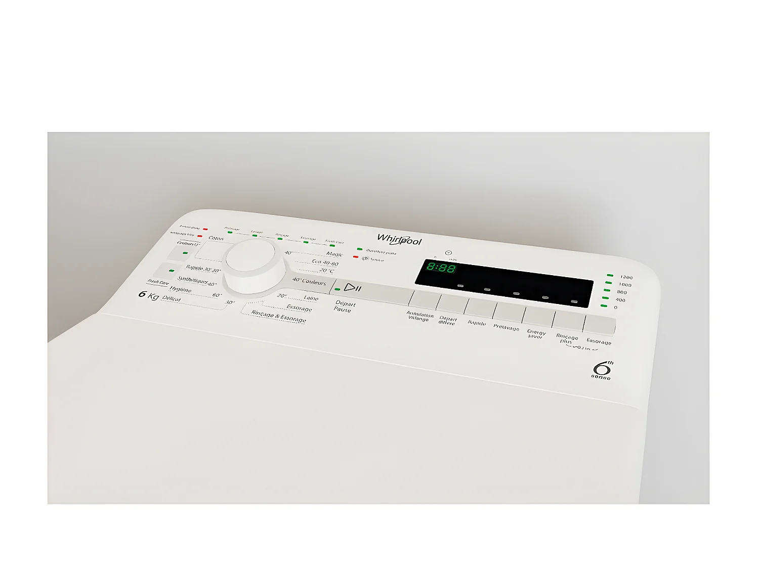 Lave-linge top WHIRLPOOL, TDLR6242SFR/N