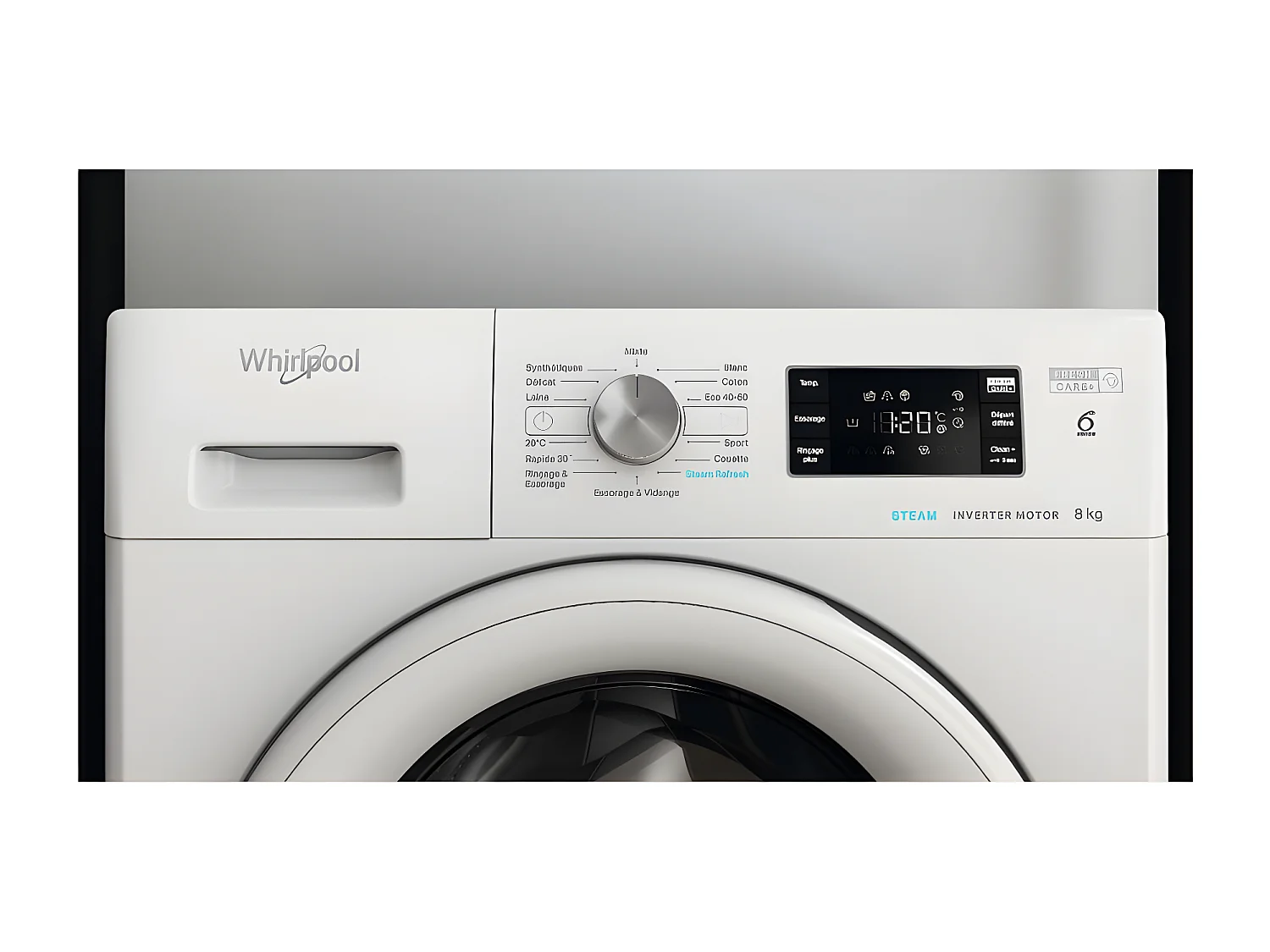 Lave-linge frontal WHIRLPOOL FFBS8469WVFR