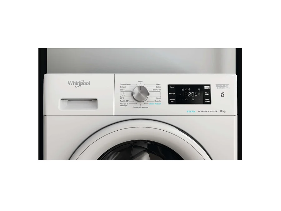 Lave-linge frontal WHIRLPOOL FFBS8469WVFR