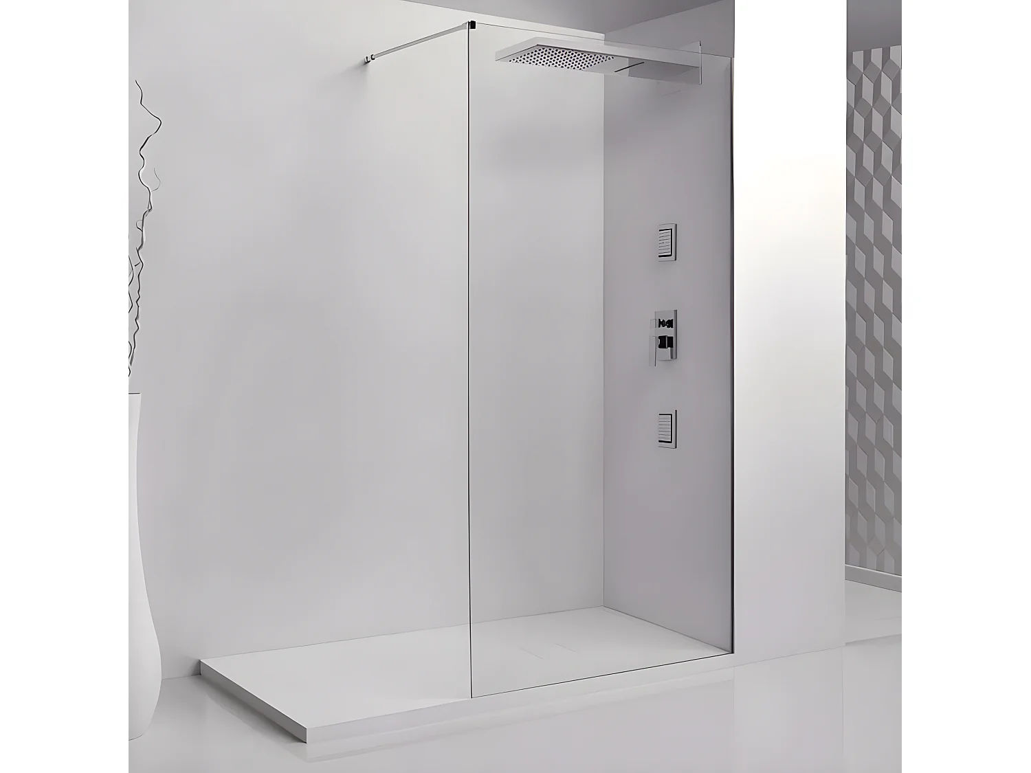PAROI DE DOUCHE SINGLE - Paroi de douche - 120X200CM