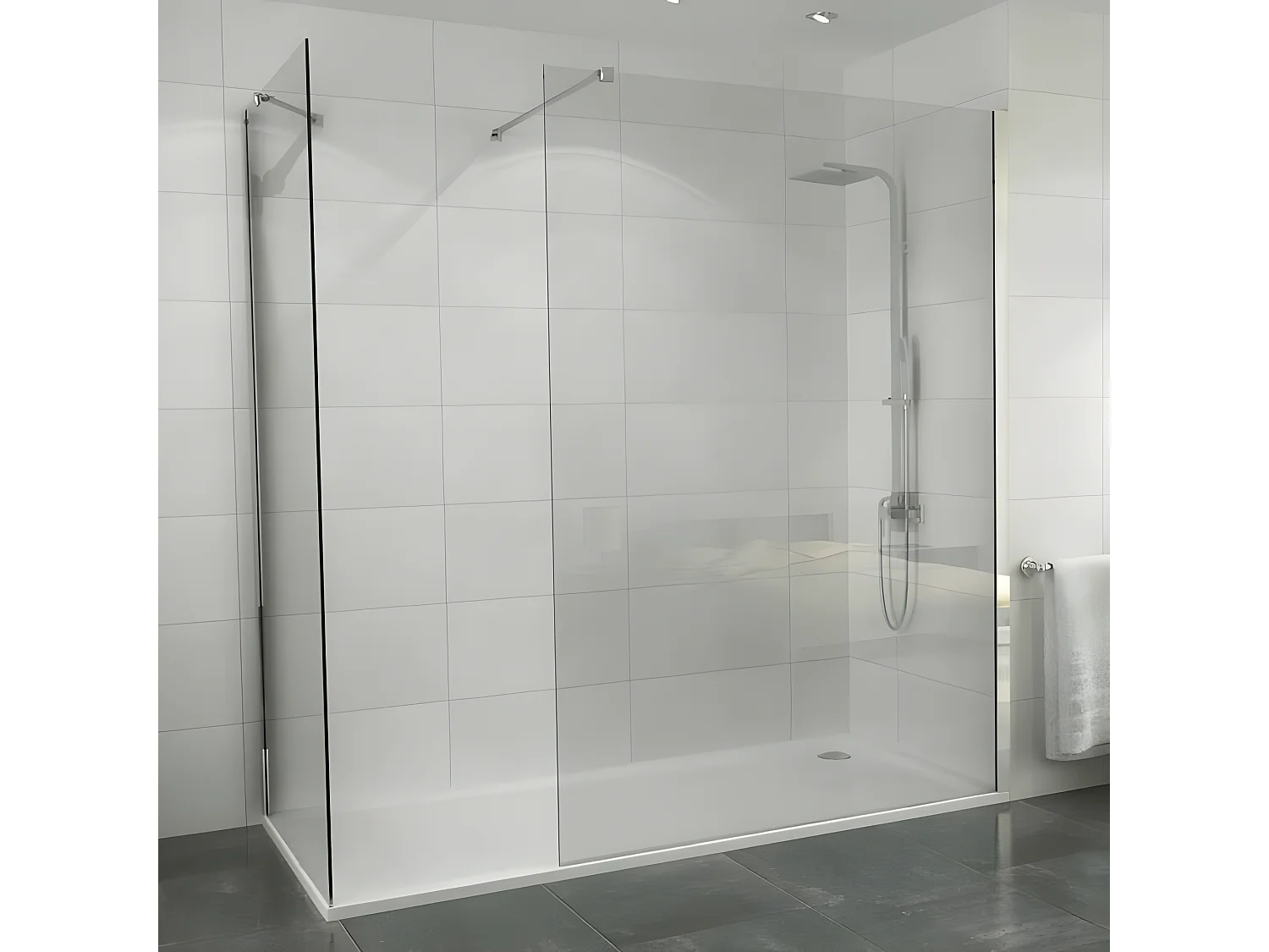 PAROI DE DOUCHE SINGLE - Paroi de douche - 120X200CM