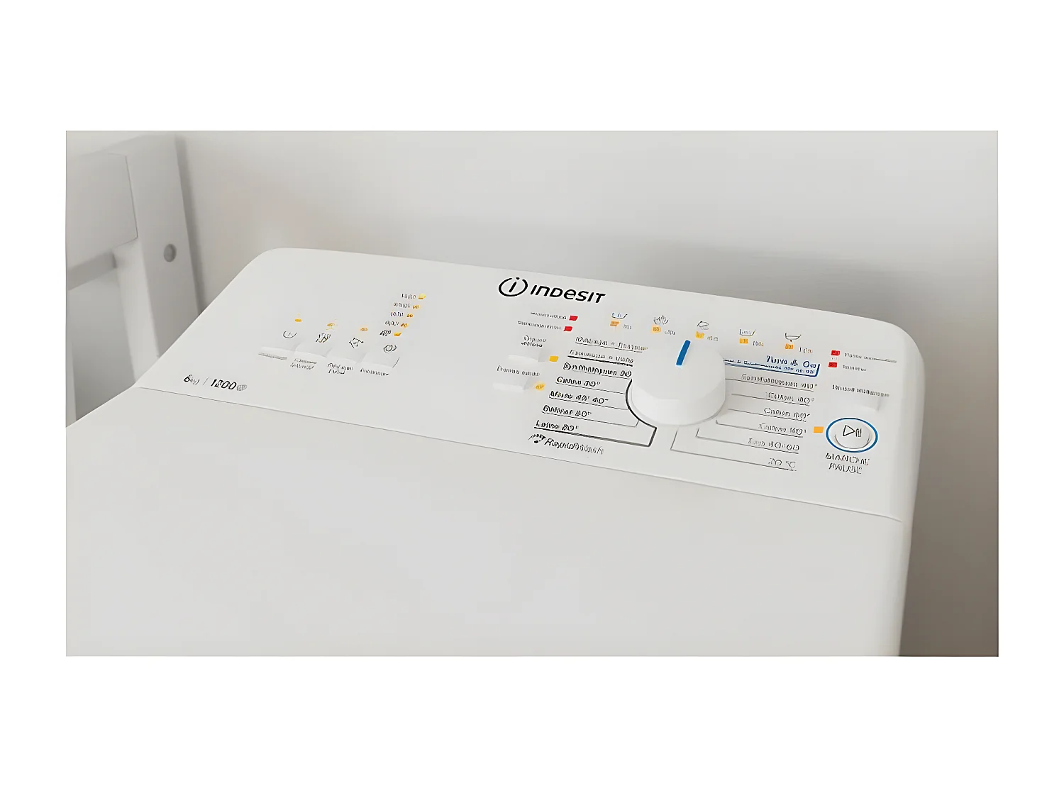 Indesit Lave-linge top 6kg 1200 tours/min - BTWL6240FR/N