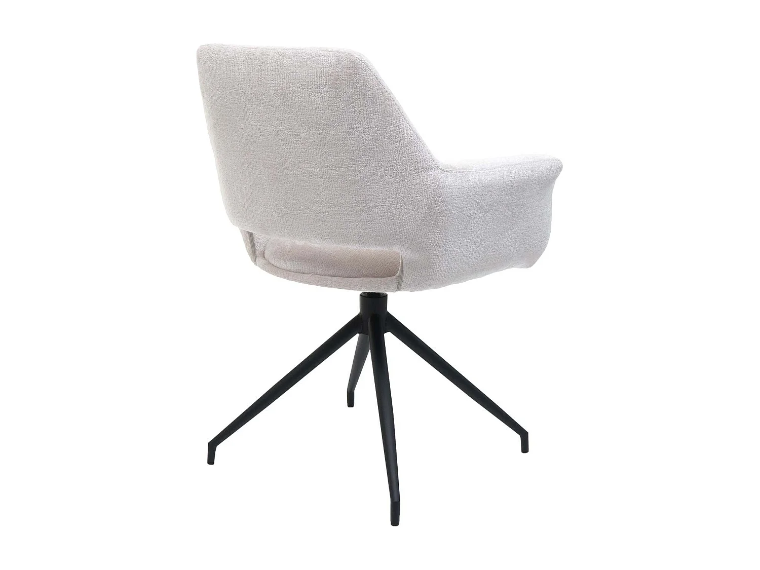 Set van 6 eetkamerstoelen MCW-M53,  crème-wit