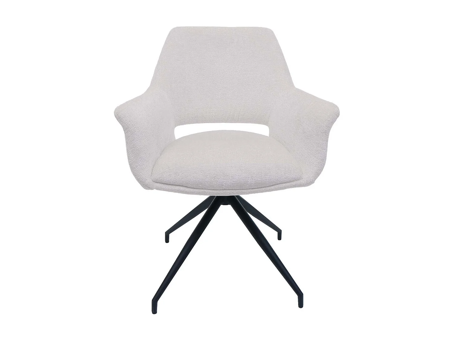 Lot de 6 chaises de salle à manger MCW-M53,  crème-blanc