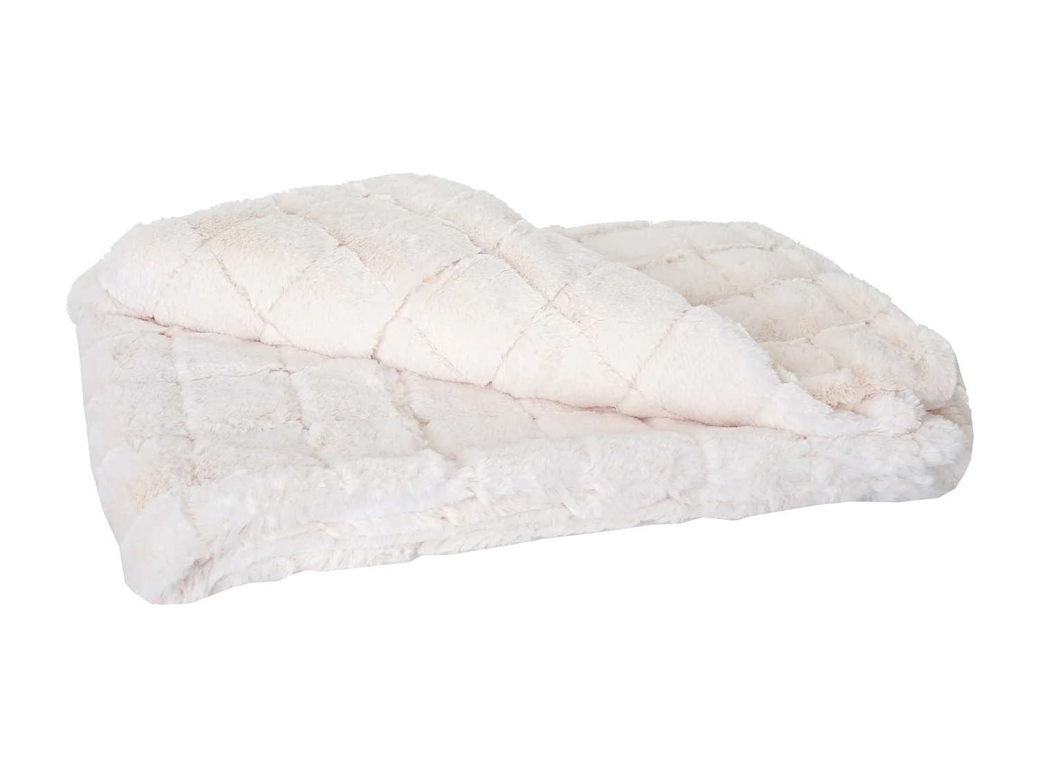 Set coperta copriletto con cuscino decorativo Karo T776 poliestere bianco