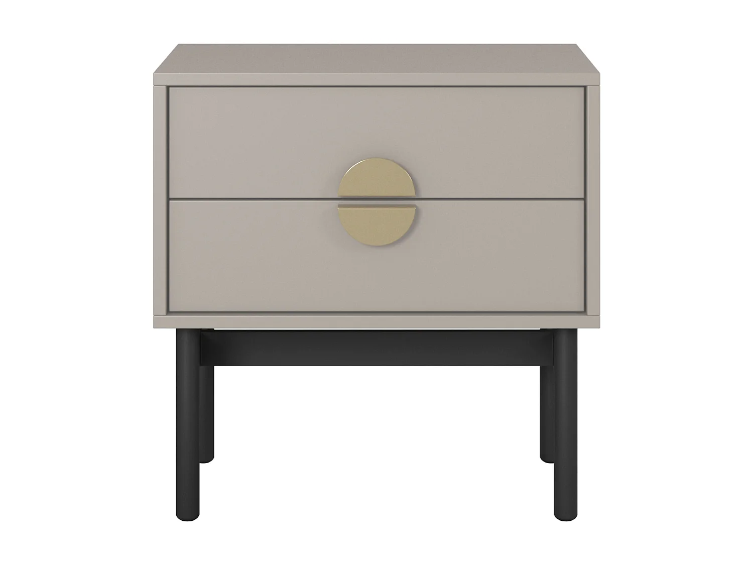 Table de chevet - 55 cm - taupe (gris-beige) - STOON