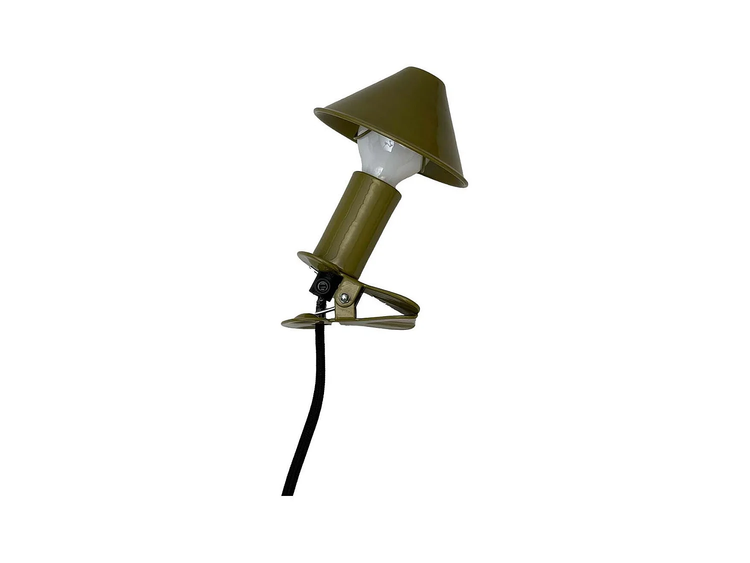 Lampe à clipser en métal Mush room