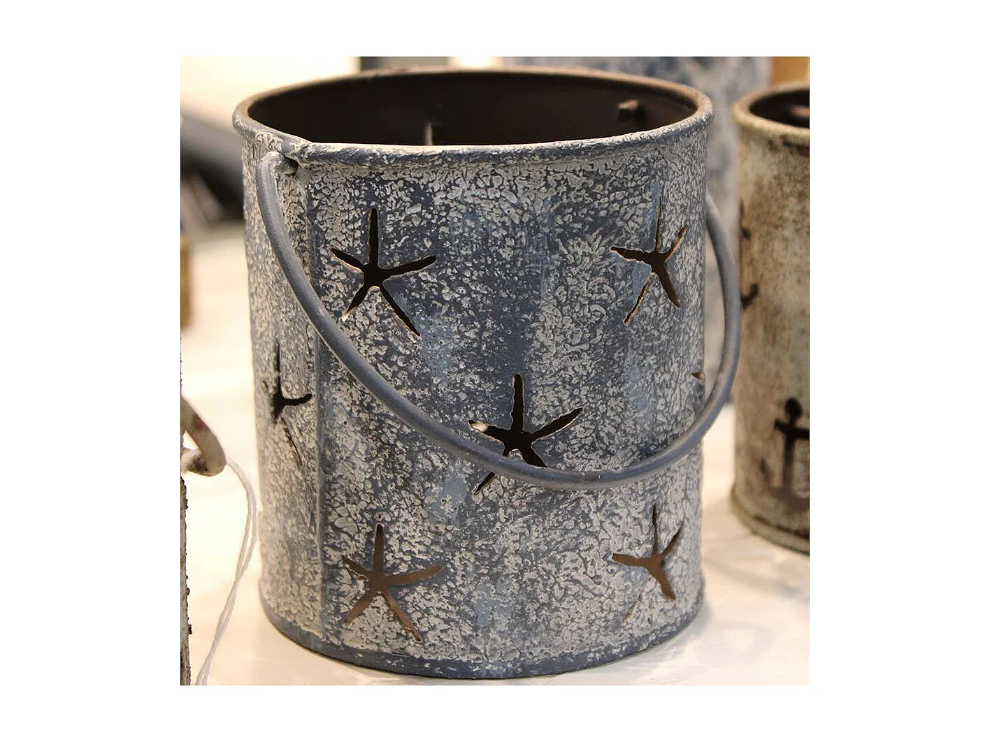 Bougeoirs en étain 10.5 cm (Lot de 3)