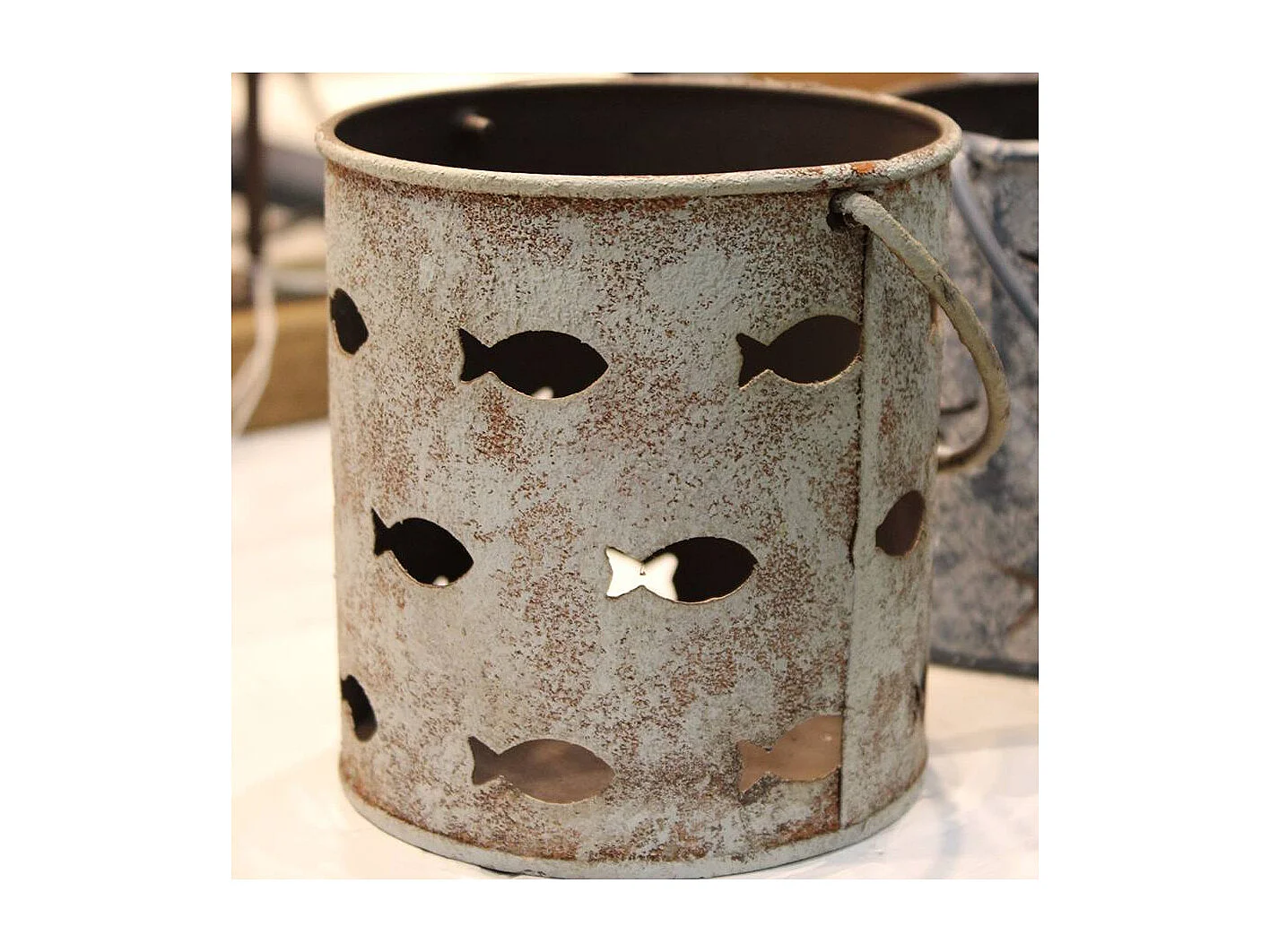 Bougeoirs en étain 10.5 cm (Lot de 3)