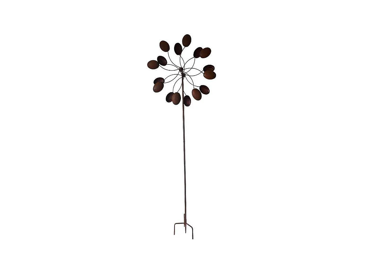 Moulin à planter en fer rouillé 66 x 24 x 200 cm
