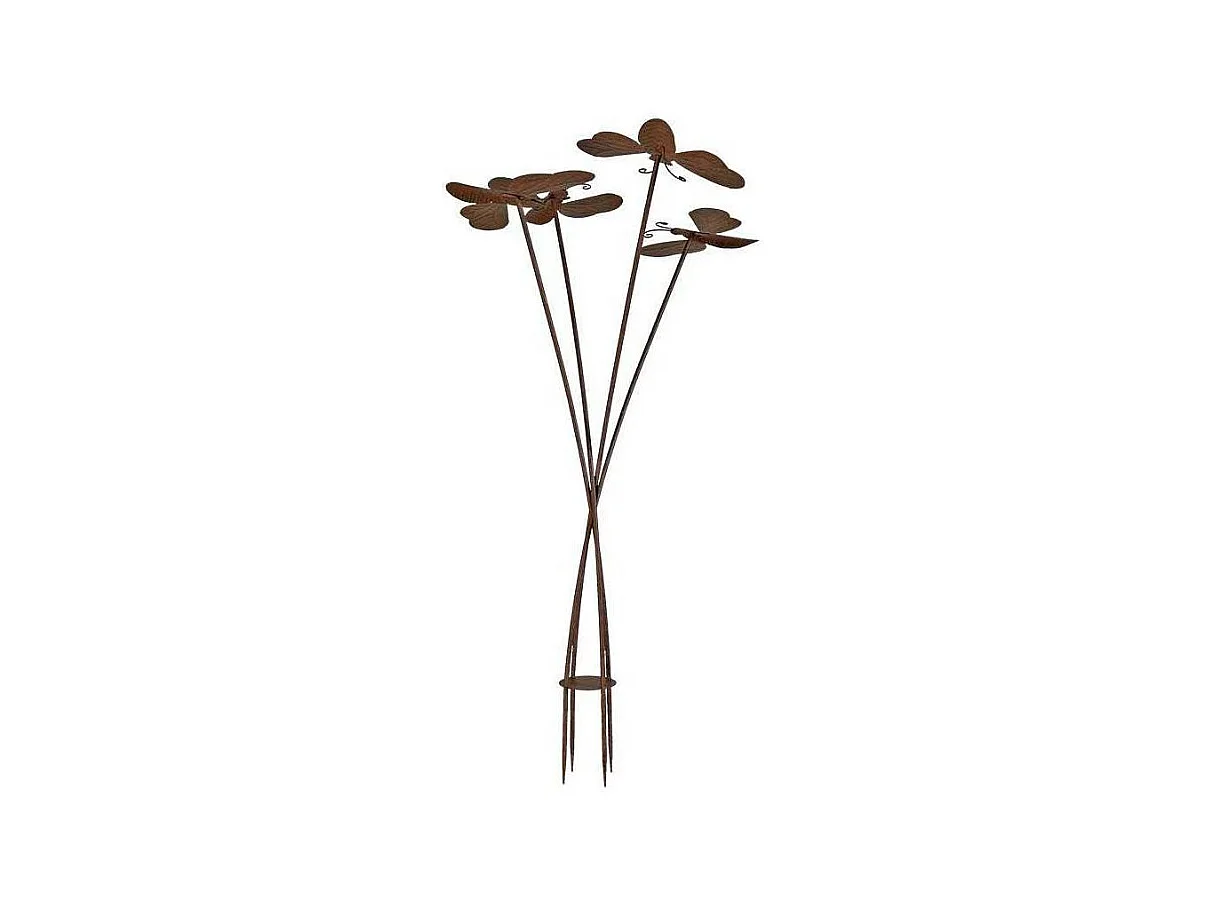 Tuteur à planter en fer abeilles 65 x 12 4cm