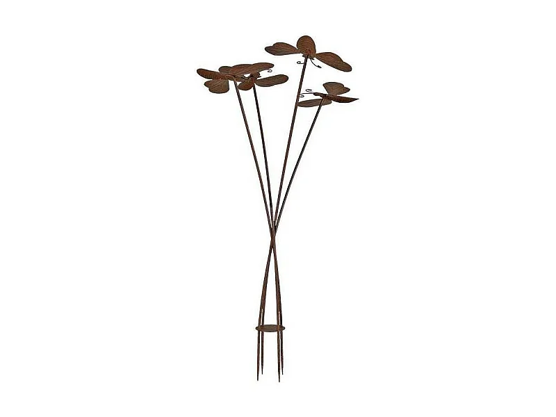 Tuteur à planter en fer abeilles 65 x 12 4cm