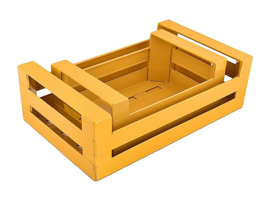 Cagette en métal coloré (Lot de 2)