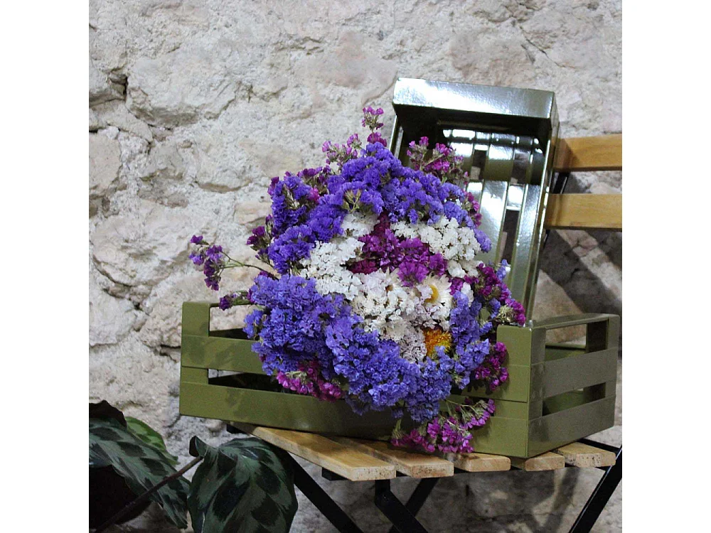 Cagette en métal coloré (Lot de 2)