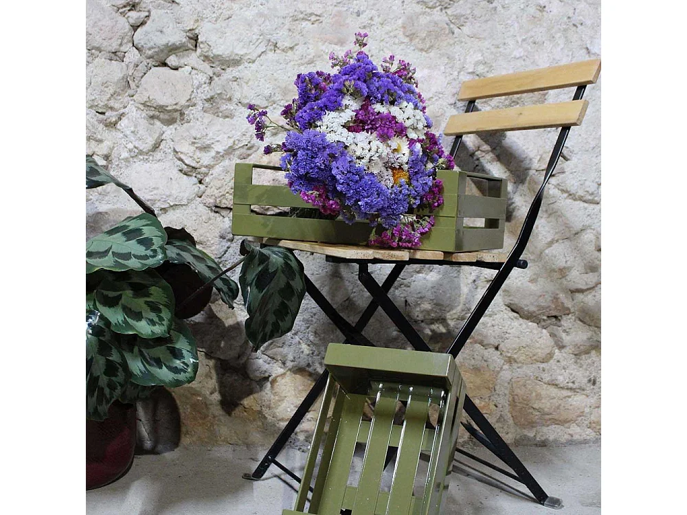 Cagette en métal coloré (Lot de 2)