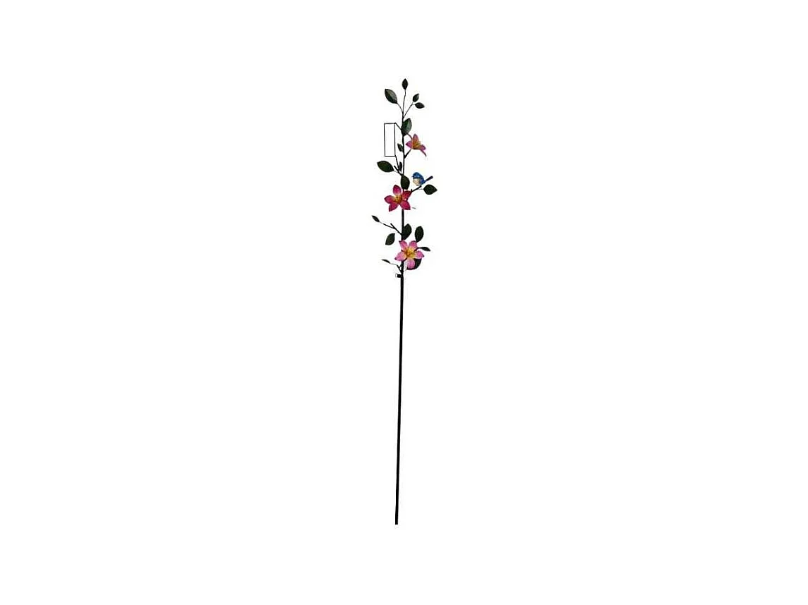 Tuteur pluviomètre fleuri 7 x 19 x 168 cm