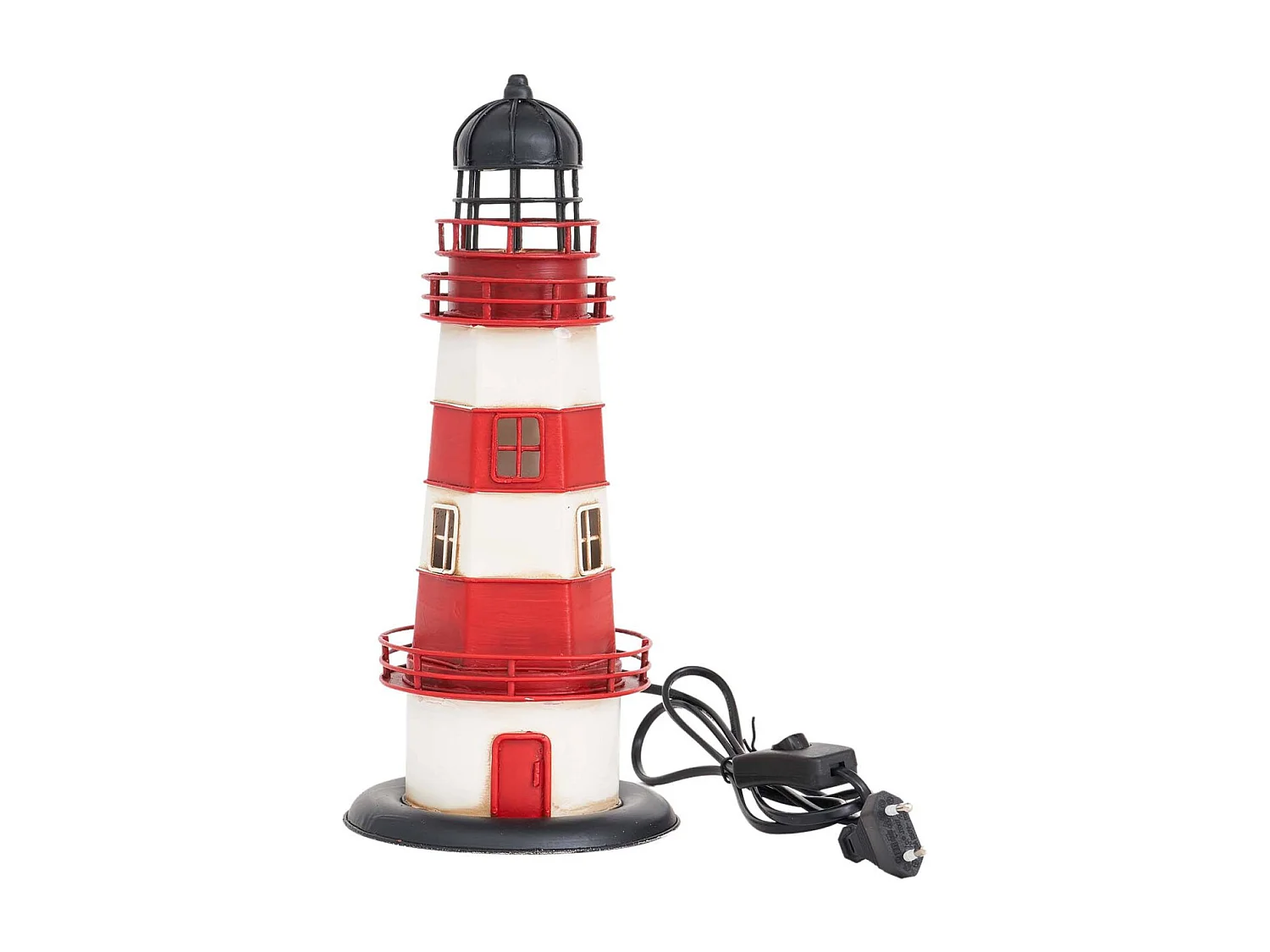 Phare en métal à led 32 cm Modèle 3