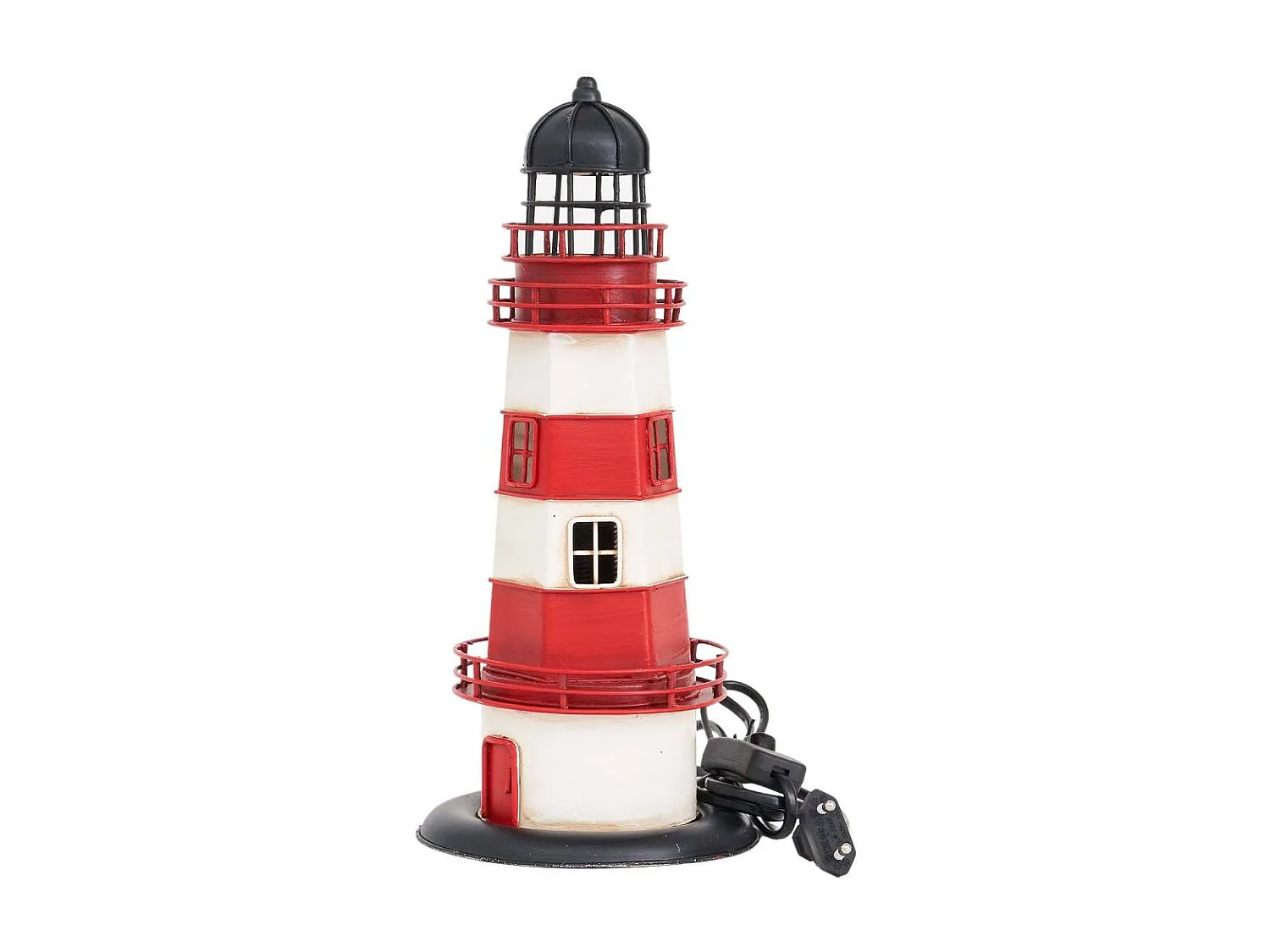 Phare en métal à led 32 cm Modèle 3