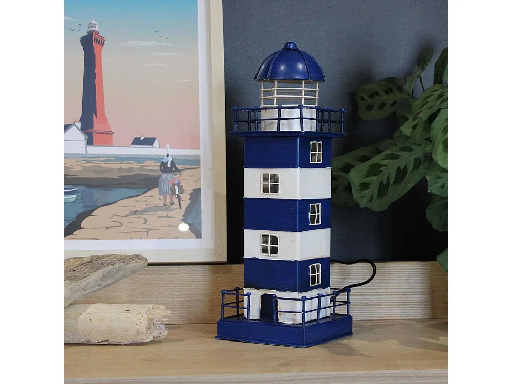 Phare en métal à led 32 cm Modèle 2