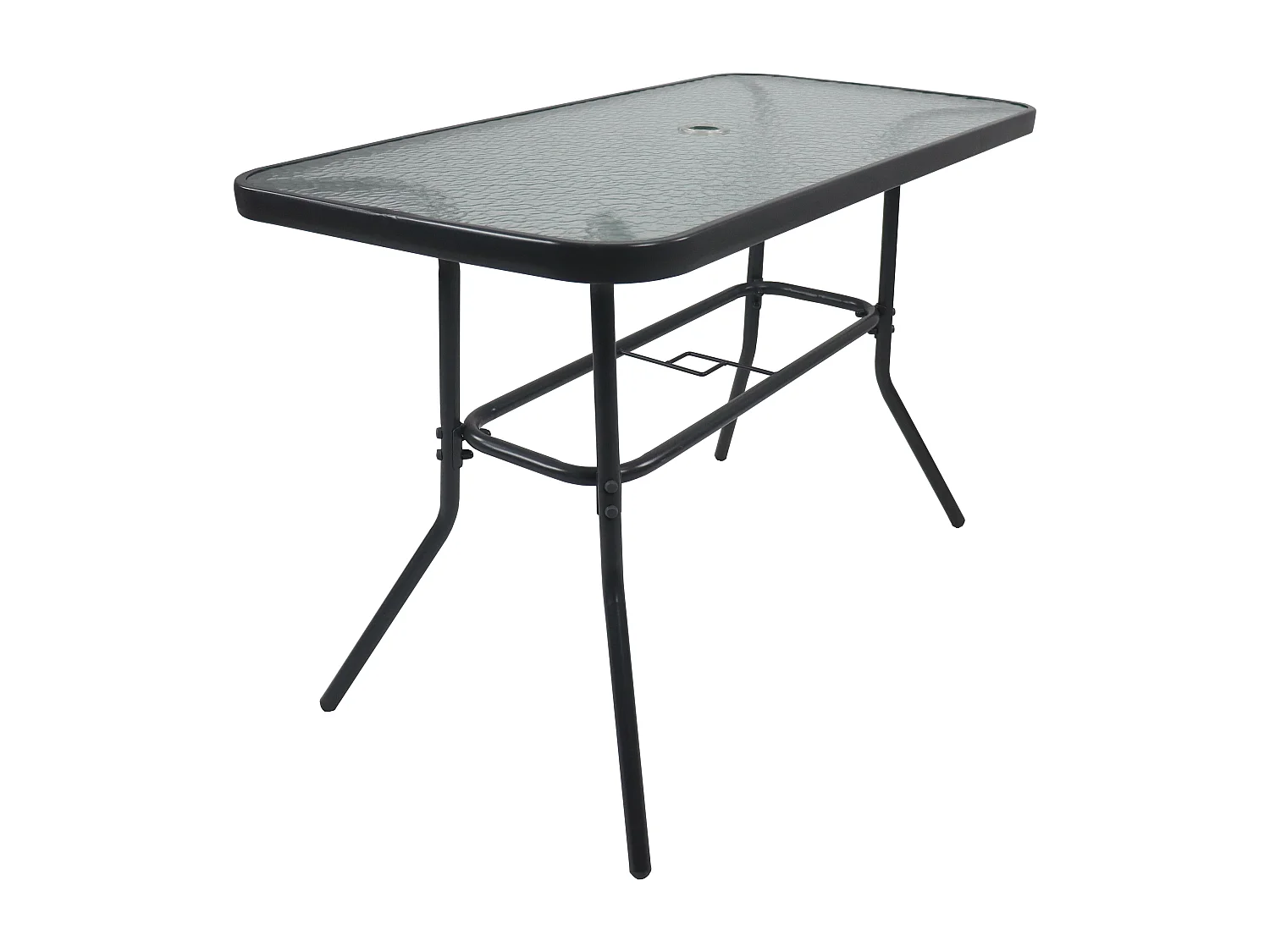 Tavolo da pranzo da giardino in vetro 110x55