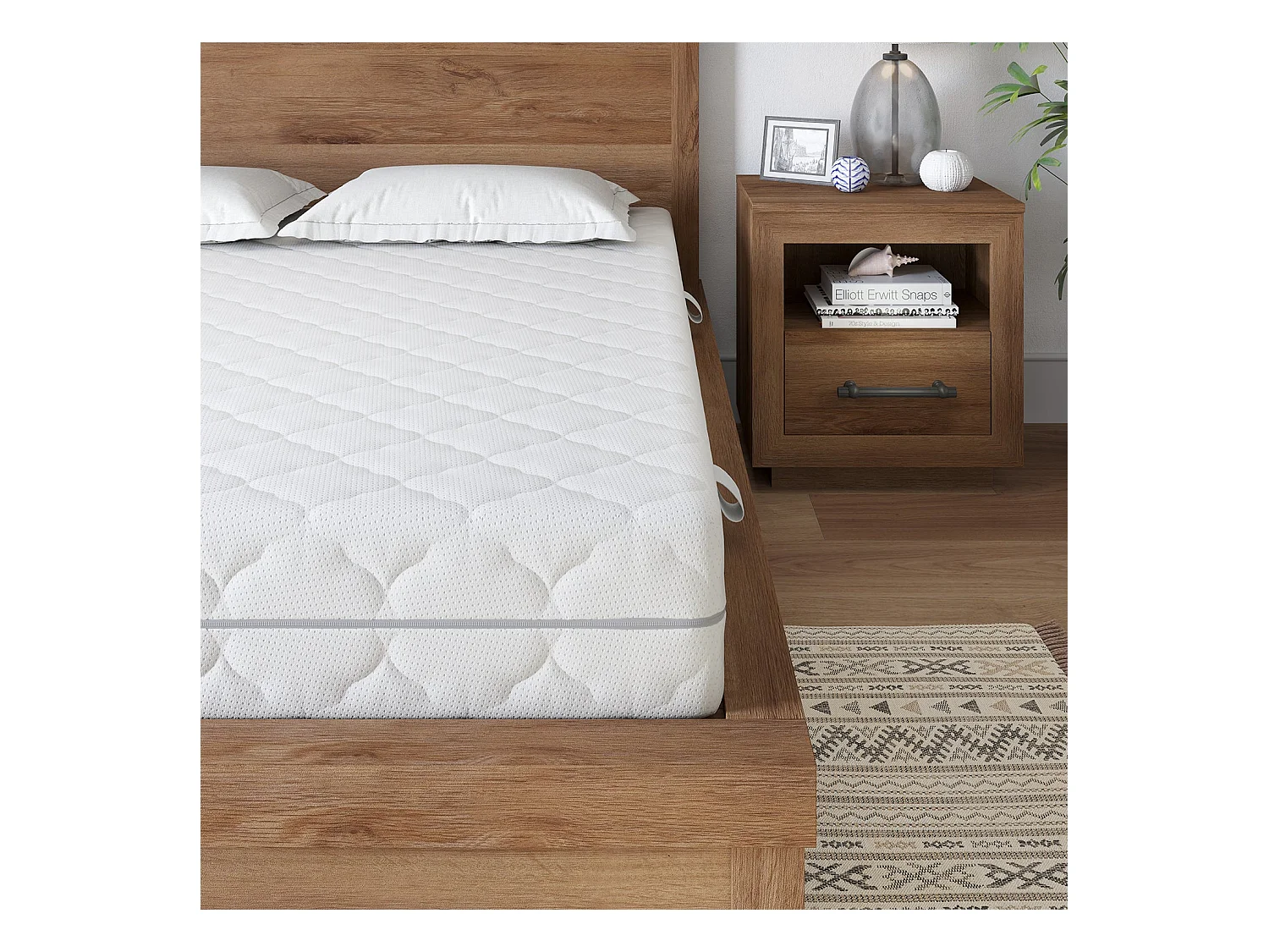 Matras 140x200 cm met pocketveren, stevigheid H3 en H4 van Mister Sandman.