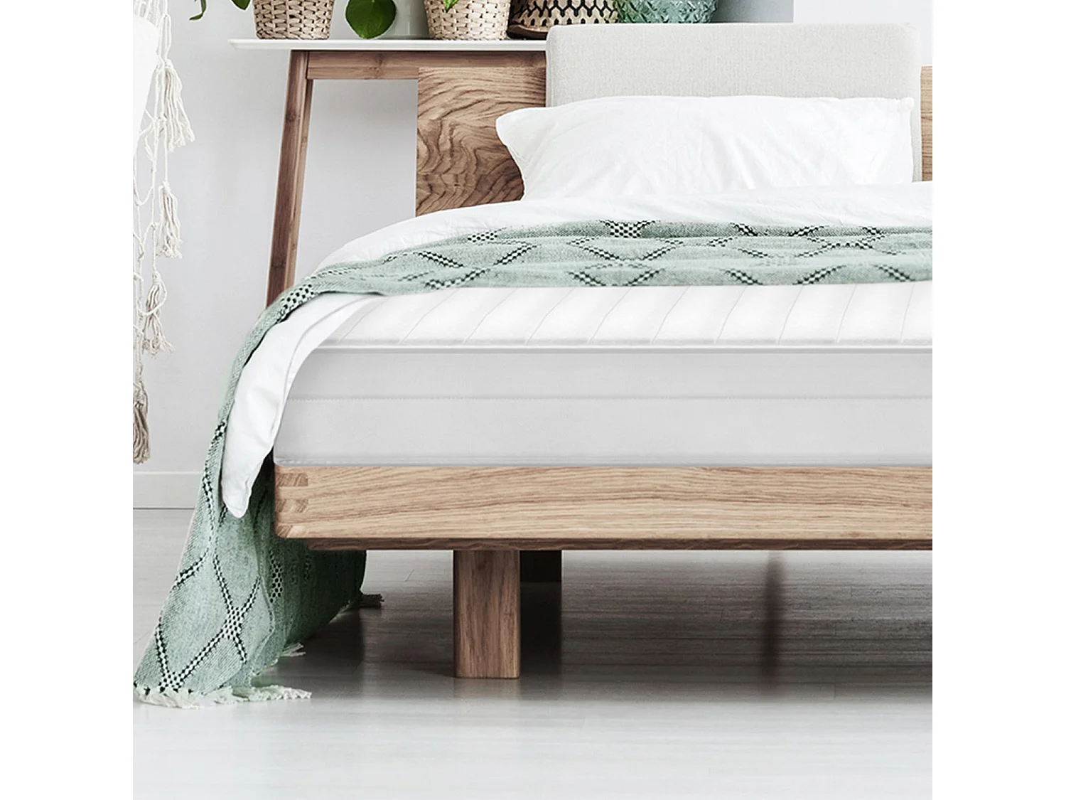 Matras met stevige ondersteuning - Matras met 7 zones en wasbare hoes - Matras 70x200