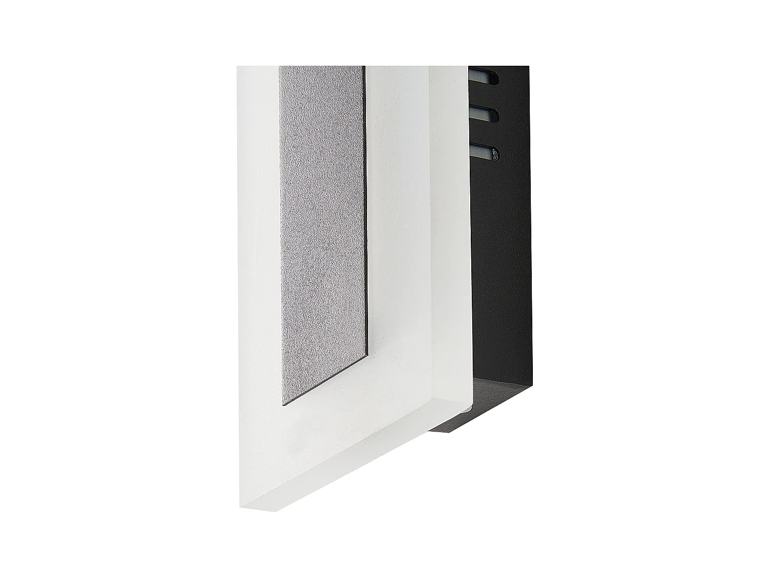 Outdoor LED wandlamp SAVANE Met bewegingssensor Zwart