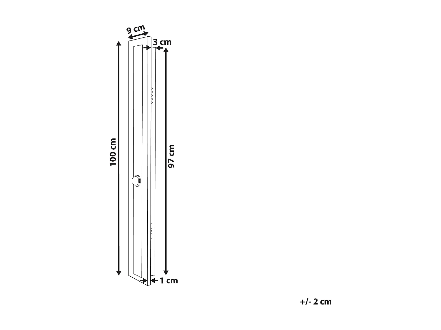 Lampa ścienna ogrodowa LED SAVANE Z czujnikiem ruchu Czarny