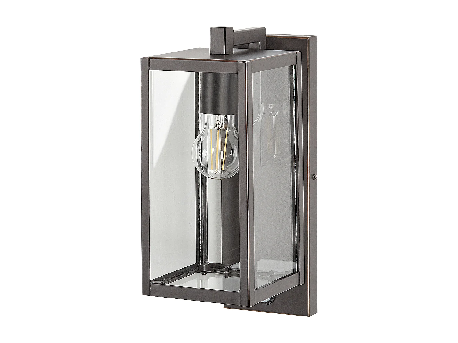 Lampe murale pour l'extérieur MEGGET Avec détecteur de mouvement Noir