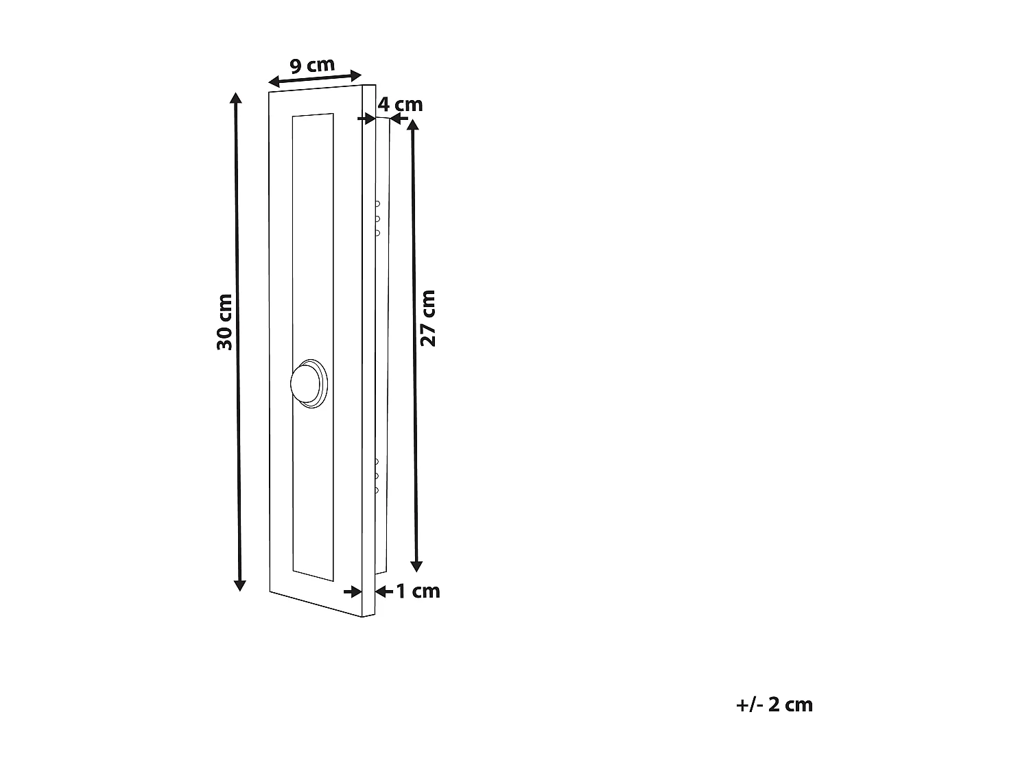 Lampe murale LED pour l'extérieur SAVANE Avec détecteur de mouvement Noir