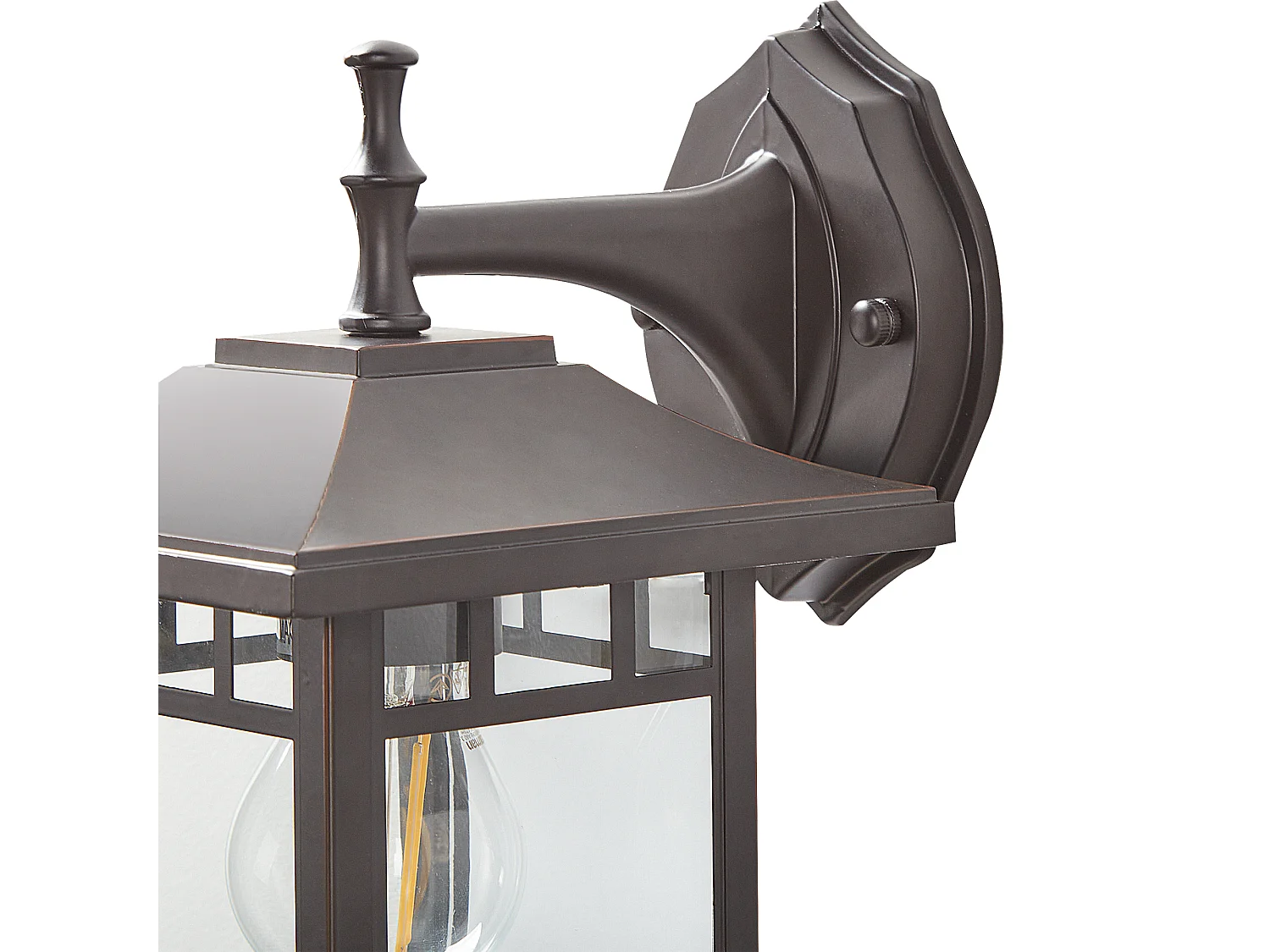 Lampa ścienna ogrodowa HERIOT Czarny